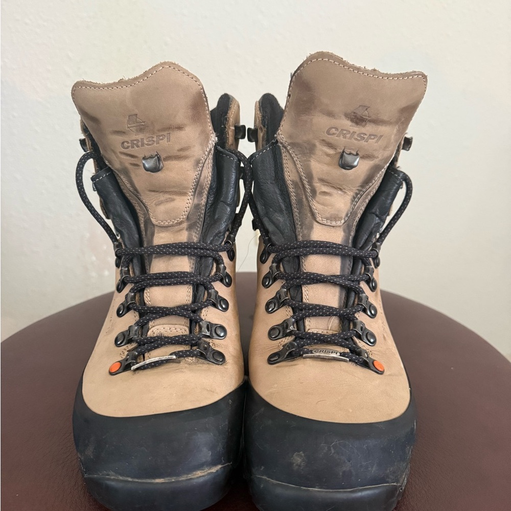 Crispi Tan and Black Hiking Boots